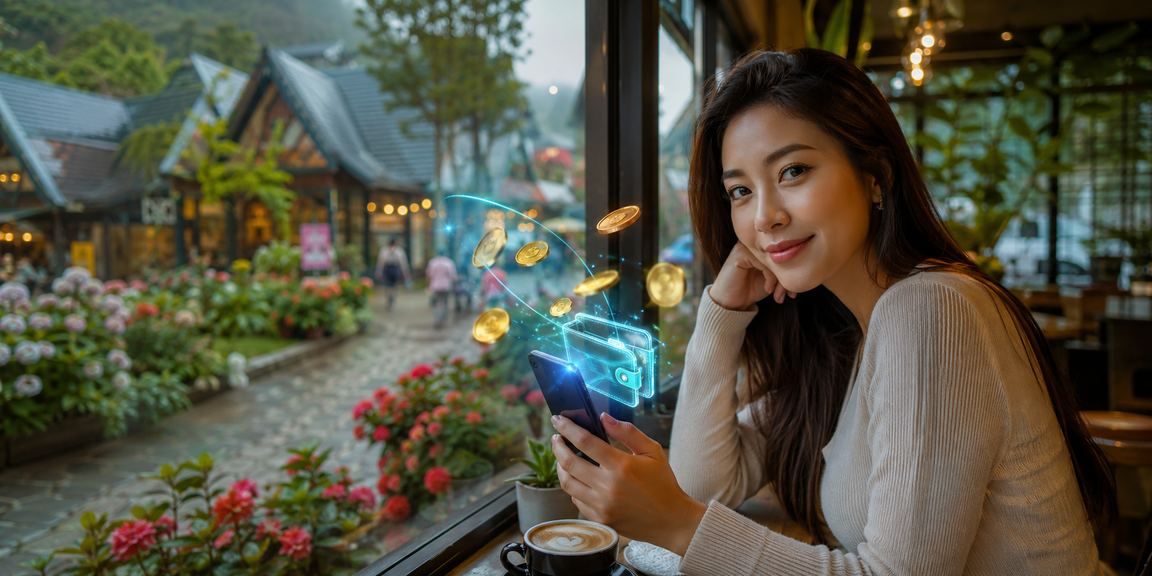 Pemandangan deposit pengguna Malaysia menggunakan aplikasi mudah alih ticket2u